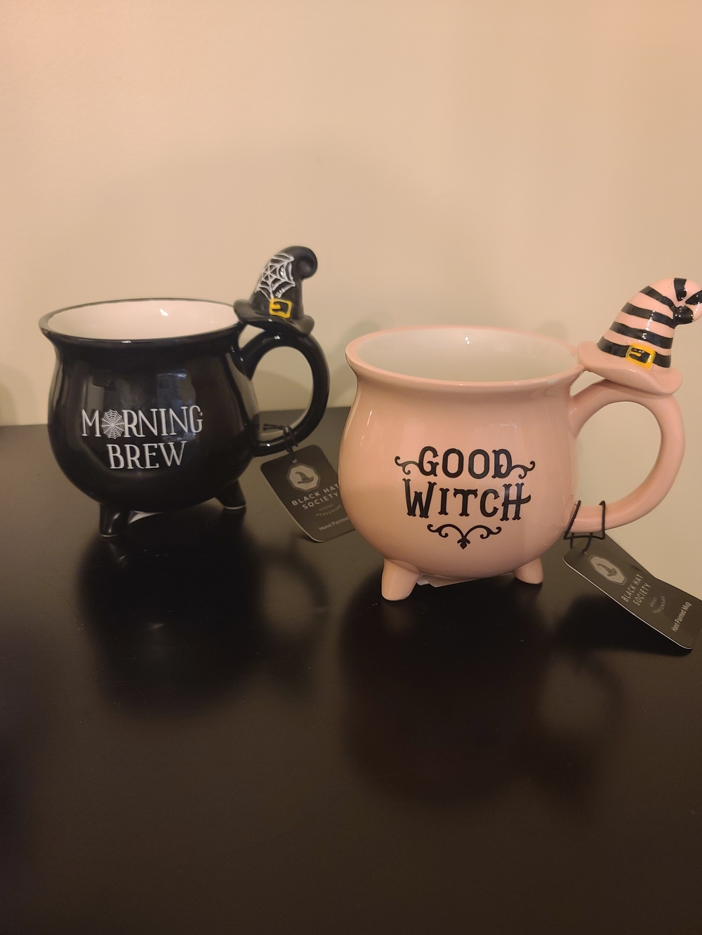 "Good Witch" & " Morning Brew" Cauldron Mug
